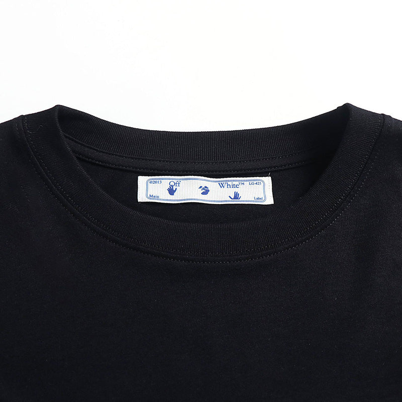 OFF-WHITE Floral Arrow Outline Graphic T-Shirt