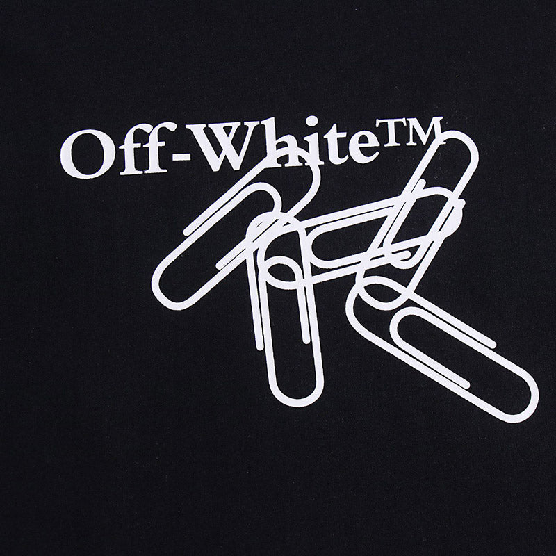 OFF-WHITE "Paper Clip" Arrow Graphic T-Shirt