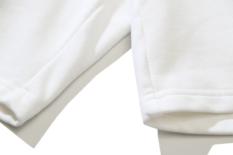 OFF-WHITE "Circle OFF" Badge Logo Cotton Sweatshorts
