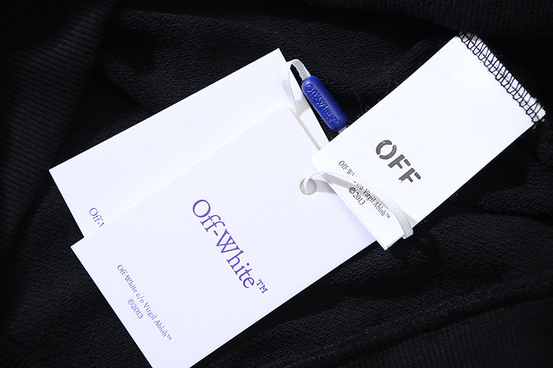OFF-WHITE Floral Logo Print Hoodie