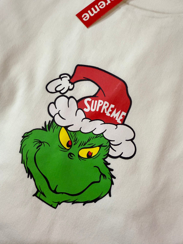 Supreme FW24 Grinch Tee — Black / White