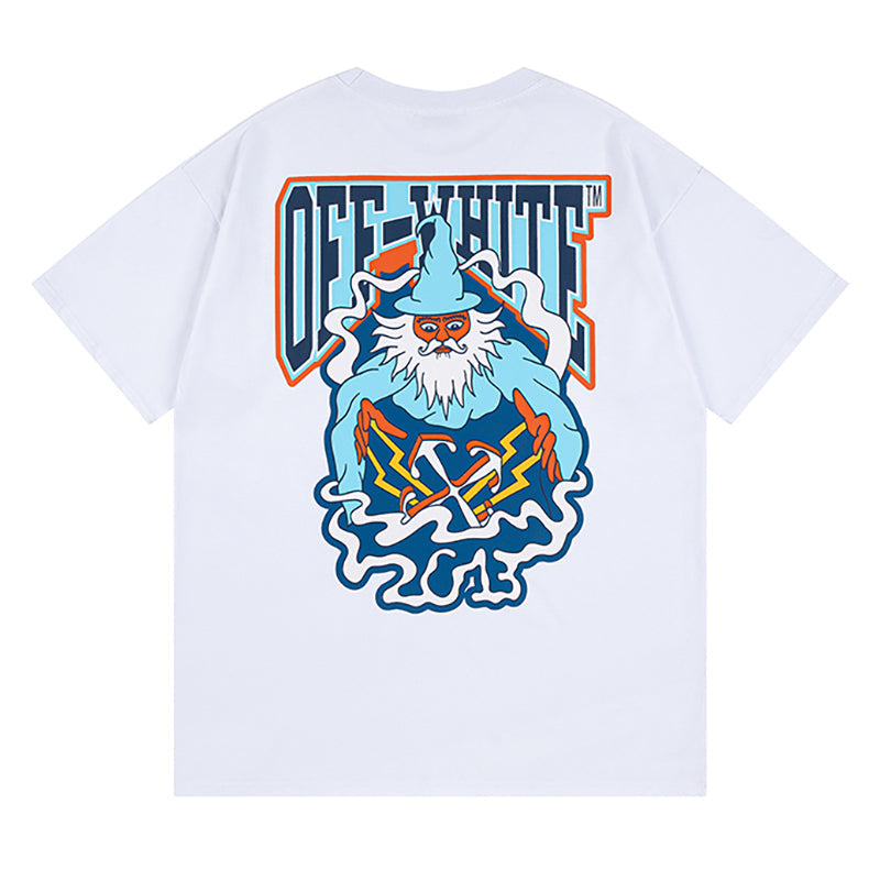 Off-White Wiz Skate T-Shirt — Black / White
