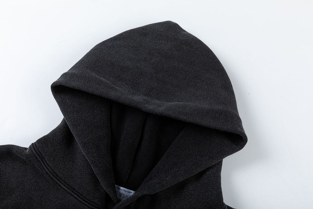 OFF WHITE Young Bacchus Print Hoodie – Black