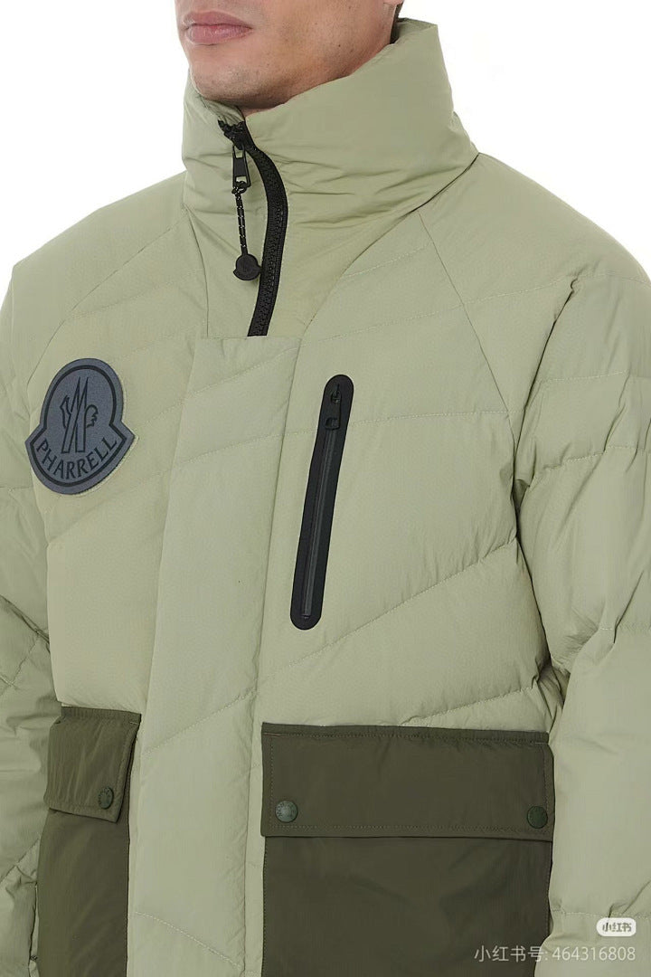 Moncler x Pharrell Chestnut Short Down Jacket