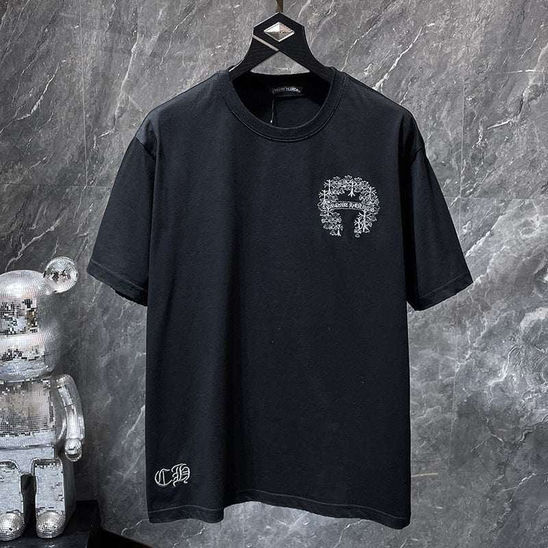 Chrome Hearts Bordeaux Wine Graphic T-Shirt