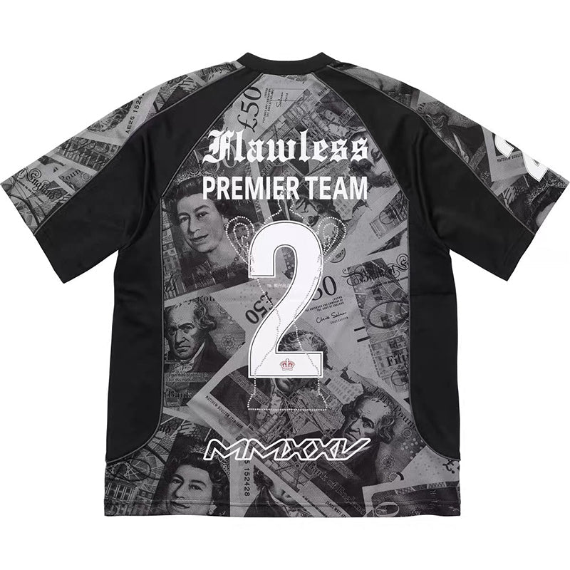 Supreme Pounds Soccer Jersey — Black / Red