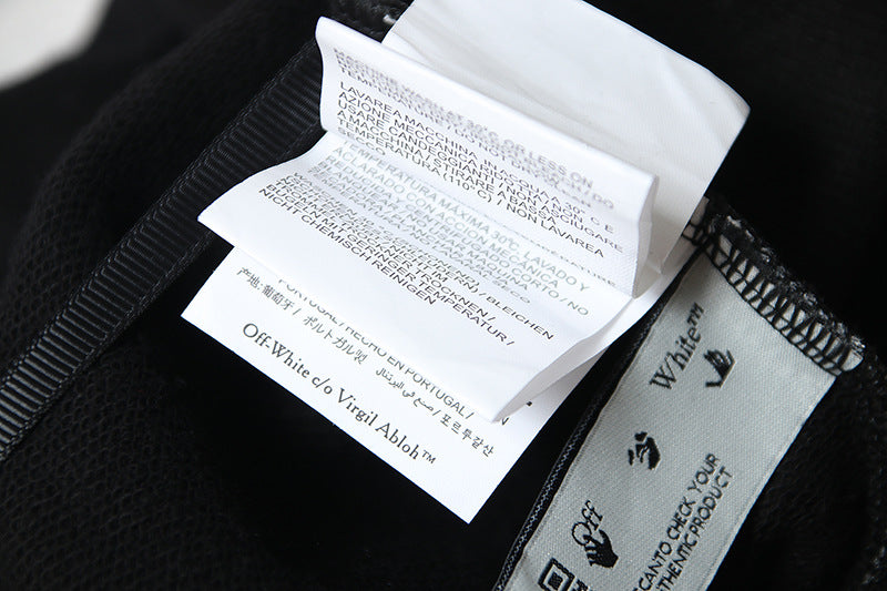 OFF-WHITE Logo Drawstring Hoodie