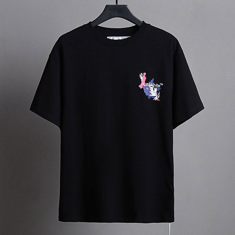 OFF-WHITE Cartoon Colorful Arrow Pattern T-Shirt