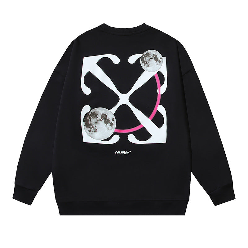 Off-White Logo Cotton Crewneck Sweatshirt — Everyday