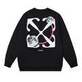 Off-White Logo Cotton Crewneck Sweatshirt — Everyday