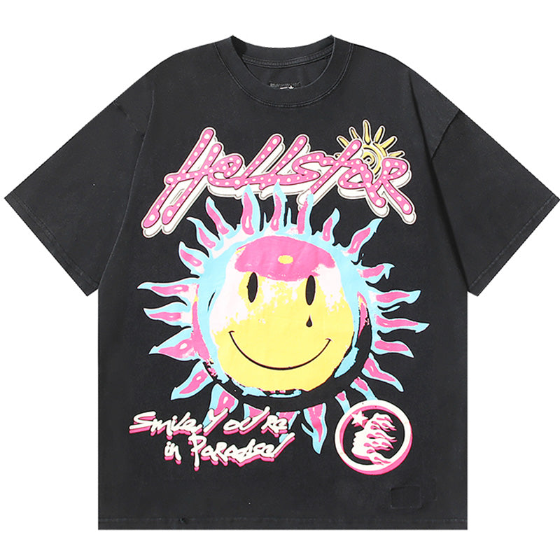 Hellstar Soarin Sun Smile Paradise Tee Black